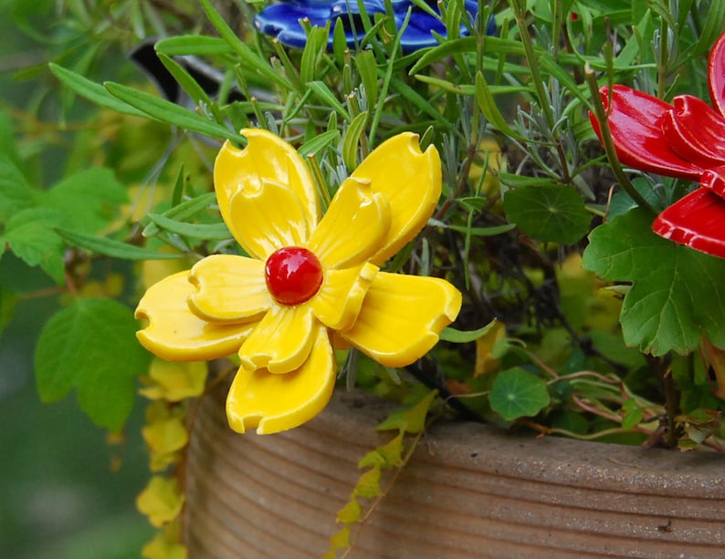 Porcelain Flower 1 Pc Ceramic Flower Handmade Flowers Etsy