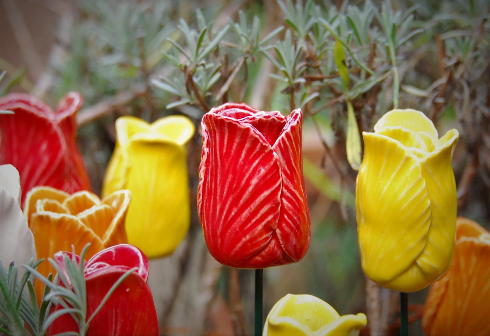 Tulip Ceramic tulip Handmade tulip Pottery tulip Ceramic Etsy