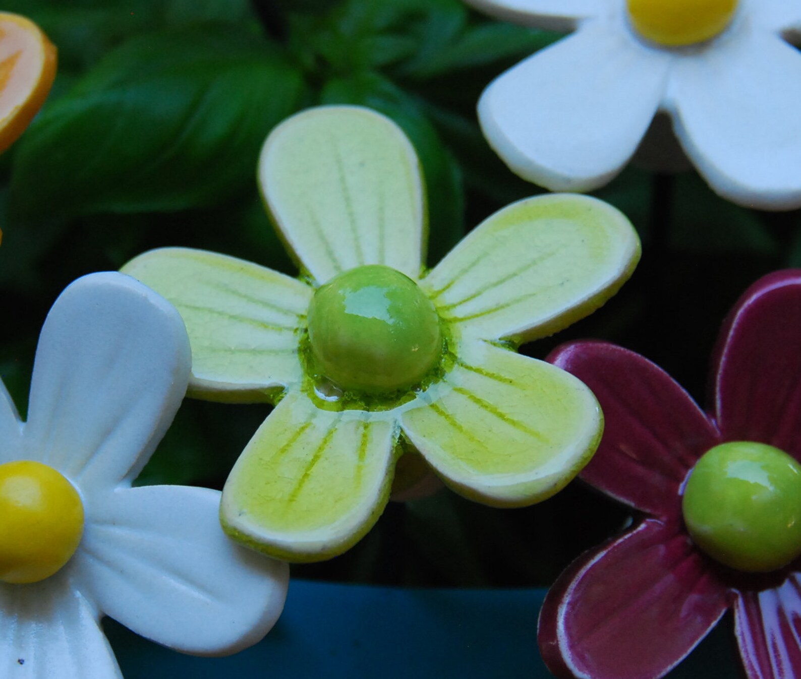 Ceramic Flower Ceramic Flower for Vases Baby Shower Favors Etsy