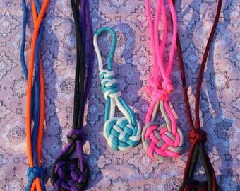 Handcrafted Paracord Celtic Heart Keychain or Ornament
