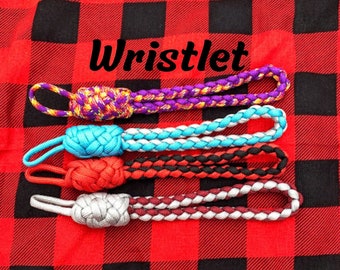 Custom Paracord Wristlet Keychain - Handmade Keychain, Self-Defense or EDC Use