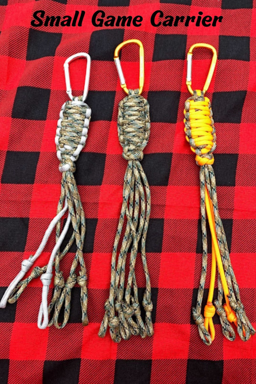 Paracord Small Game Carrier, Small Game Carrier, Hunting Accessory Etsy