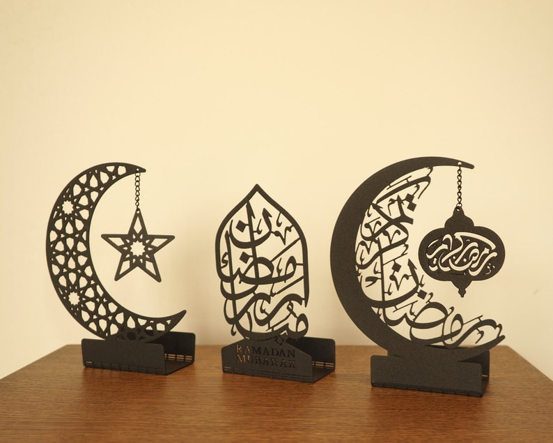 Metal Islamic Candle Holder, Ramadan Decoration for Home, Muslim Gift, Ramadan Decor, Ramadan Gifts, Muslim Home Table Decor, Eid Decoration image 4