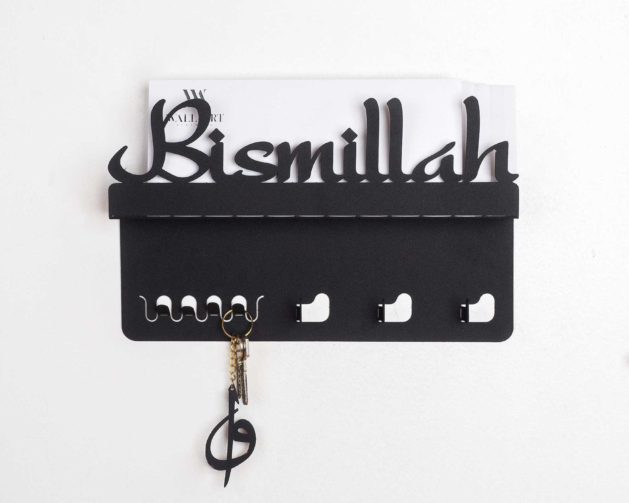 Metal Key Holder for Wall Islamic Key Rack Islamic Key Etsy