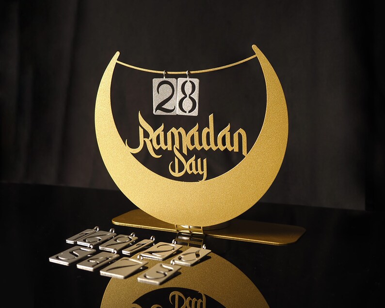 Metal Ramadan Calendar, Ramadan Decoration, Ramadan Countdown Calendar, Ramadan Decor for Home, Eid Gifts, Ramadan Tracker, Islamic Decor image 3