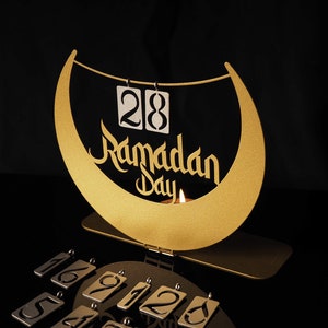 Metal Ramadan Calendar, Ramadan Decoration, Ramadan Countdown Calendar, Ramadan Decor for Home, Eid Gifts, Ramadan Tracker, Islamic Decor image 4