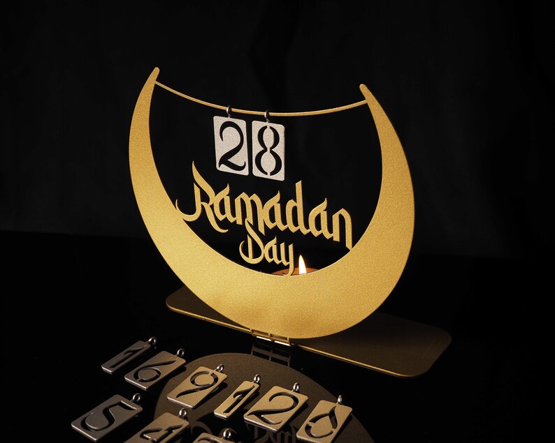 Metal Ramadan Calendar, Ramadan Decoration, Ramadan Countdown Calendar, Ramadan Decor for Home, Eid Gifts, Ramadan Tracker, Islamic Decor image 4