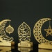Set of 3 Ramadan Decoration for Home, Metal Eid Decoration, Ramadan Decor, Ramadan Deko, Ramadan Mubarak, Ramadan Gift, Ramadan Table Decor 