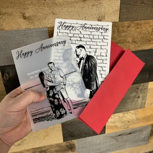 Crystal Anniversary Card, Glass Anniversary Card, Plexiglass Anniversary Card, 15th Anniversary Card, 3rd Anniversary Card, Glass Card