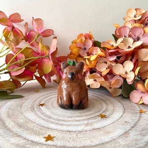 Capibara polymer clay Desk friend