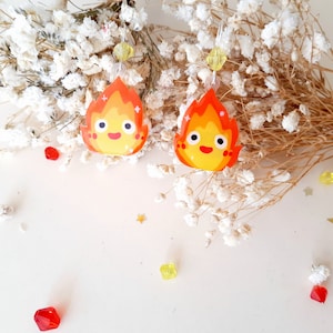 Calcifer Earrings *Studio Ghibli*