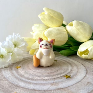 Cat with coffee Desk friend