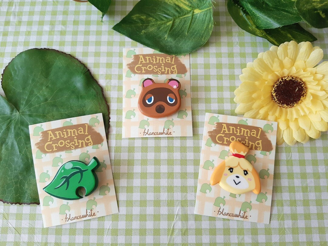 Handmade Polymer clay Animal Crossing Pins Etsy España