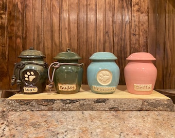 Pet Cremation Dog Urn, CUSTOM variations