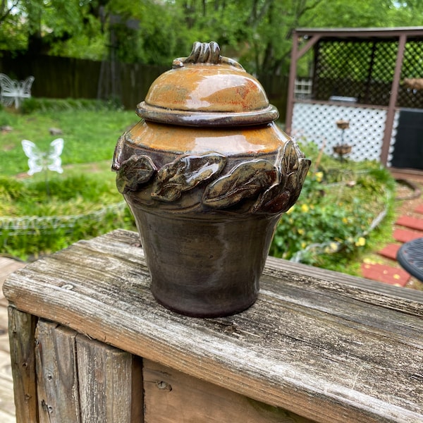 Pottery Pet Urn Etsy