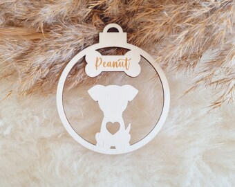 Personalized Poplar Wood Christmas Ornaments for Dog Moms - Unique Christmas Tree Decorations