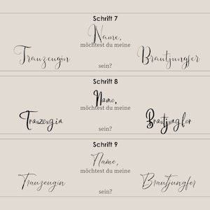 Galenecx Trauzeugin Fragen Geschenk - Mit Karte, Trockenblumen & Schlüsselanhänger