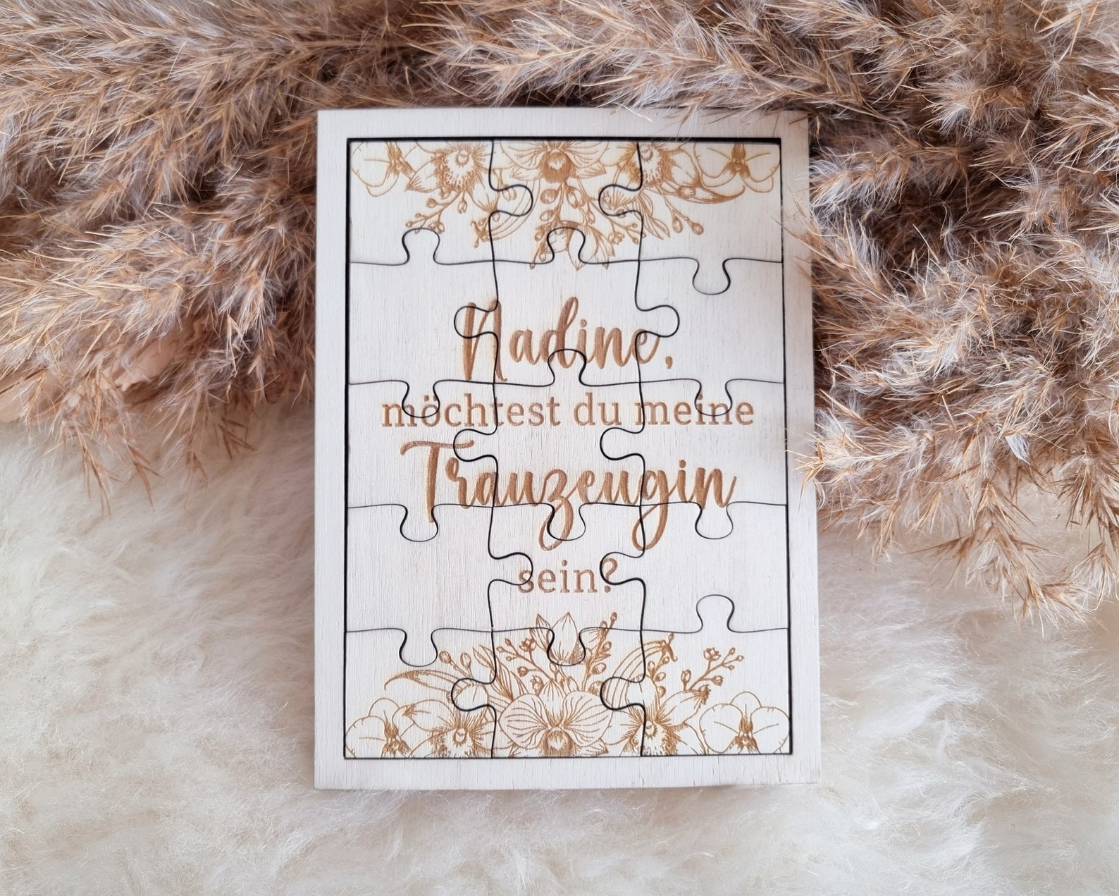 Wortpuzzle für die Trauzeugin