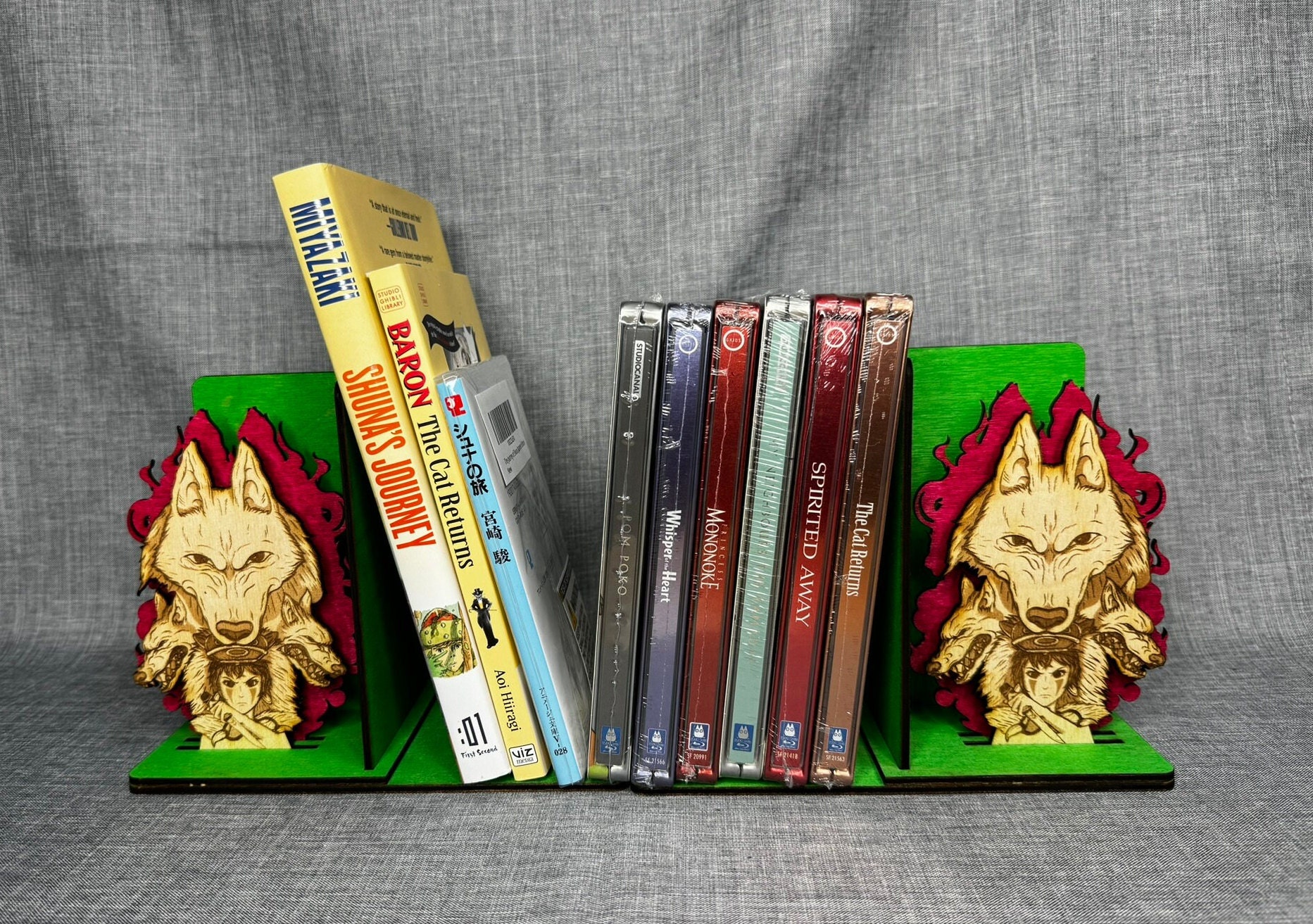 Serre-livres Studio Ghibli Kiki, Mononoke, Ponyo et plus Cadeau pour les  fans du Studio Ghibli Renseignez-vous sur les commandes et lart  personnalisé -  France