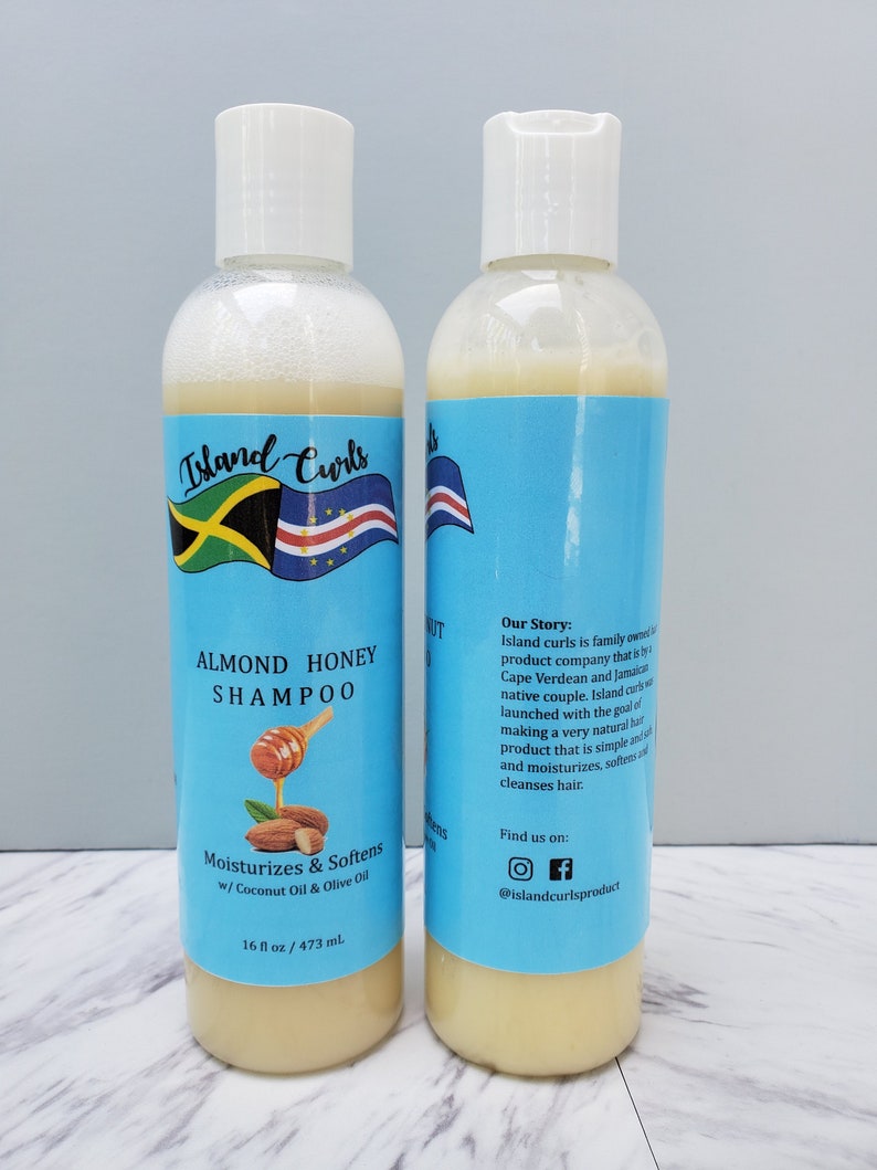 Almond Honey Hair Shampoo Shampoo Natural Hair Shampoo Etsy