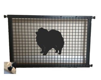 Pomeranian Puppy Guard -  Pet Safety Gate Dog Barrier Home Doorway Stair Guard