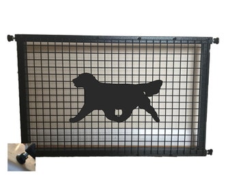 Golden Retriever Puppy Guard -  Pet Safety Gate Dog Barrier Home Doorway Stair Guard