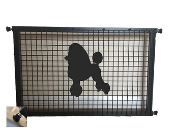 Poedel Puppy Guard - Pet Safety Gate Hondenbarrière Home Deuropening Trapbeschermer