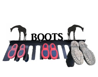 Giraffe Boot Rack - 3, 4 or 5 Pairs