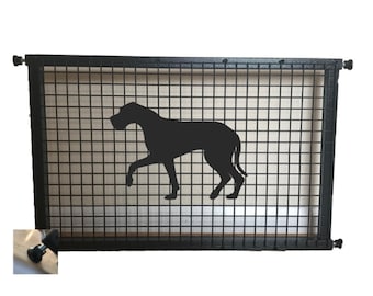 Great Dane Puppy Guard -  Pet Safety Gate Dog Barrier Home Doorway Stair Guard