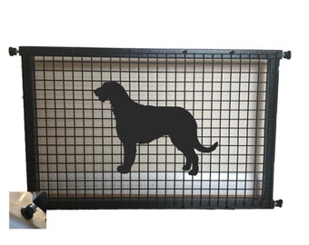 Irish Wolfhound Puppy Guard -  Pet Safety Gate Dog Barrier Home Doorway Stair Guard