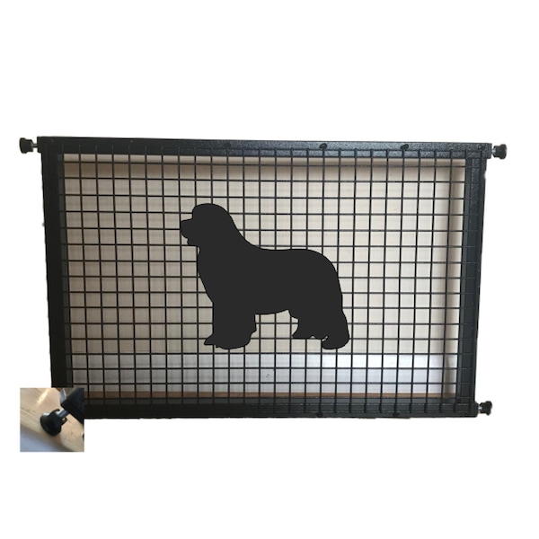 Newfoundland Puppy Guard -  Pet Safety Gate Dog Barrier Home Doorway Stair Guard