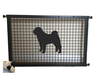 Shar Pei Puppy Guard - Veiligheidshek voor huisdieren Hondenbarrière Thuisdeur Trapbeschermer