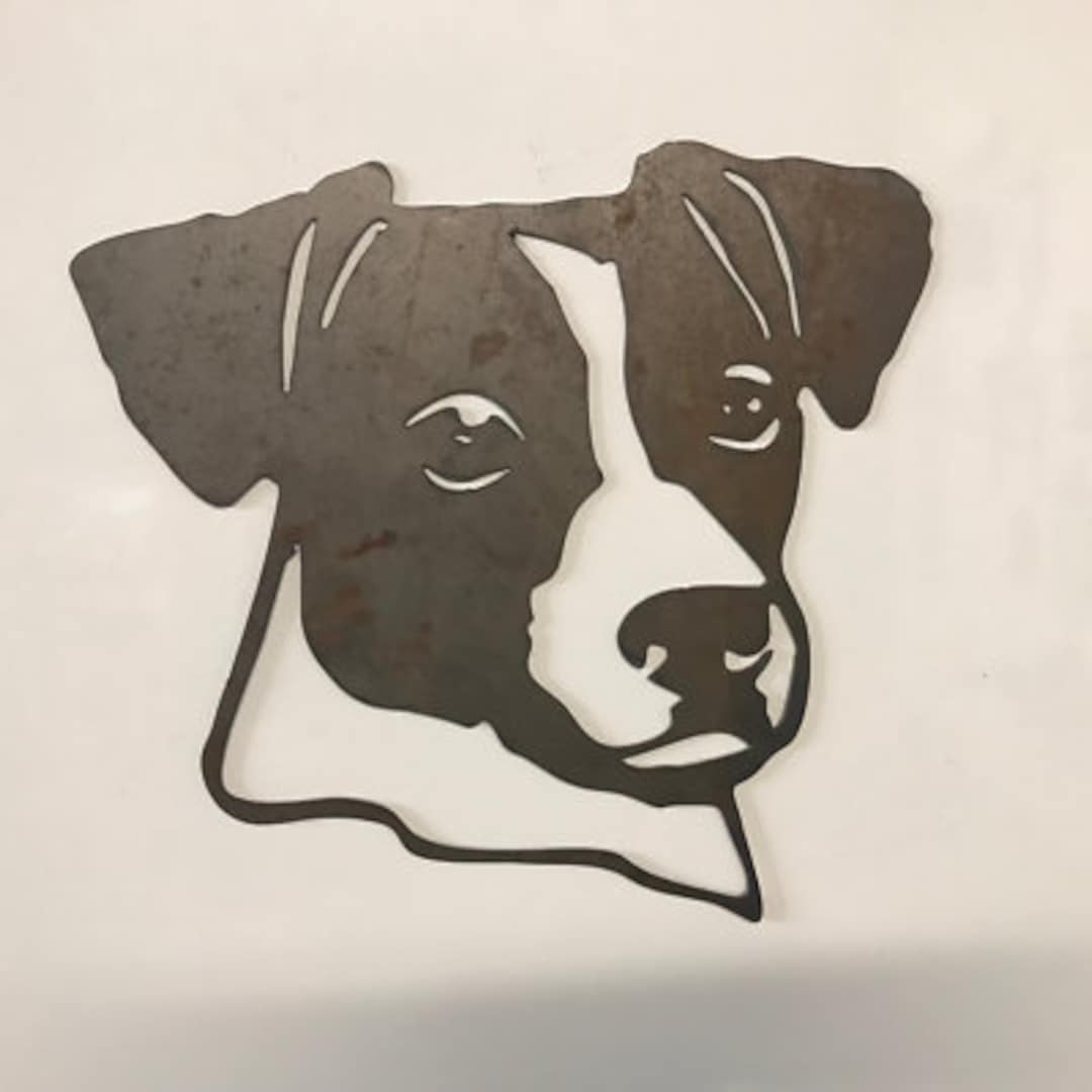 SWEN Jack Russell Terrier Metal Switch Plate Cover – Steel Wall Plate For Toggle & Outlet, Black Wrinkle Finish - View #11