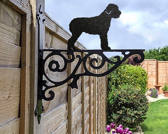 Lagotto Romagnolo Hanging Basket Bracket, Dog Hanging Bracket For Garden,  Lagotto Romagnolo Gift For Garden Lover, Metal Garden Decor