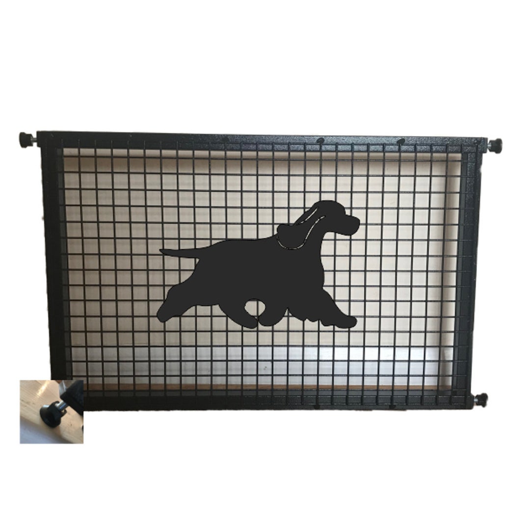 Cocker Spaniel Puppy Guard Pet Safety Gate Dog Barrier Home Doorway