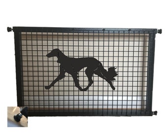 Saluki Puppy Guard - Veiligheidshek voor huisdieren Hondenbarrière Thuisdeur Trapbeschermer