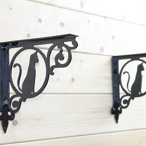 CAT PAW Decorative Shelf Brackets set of 2 Cat Decor Cat Etsy