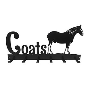 Steel Images Shire Horse Coat Hooks