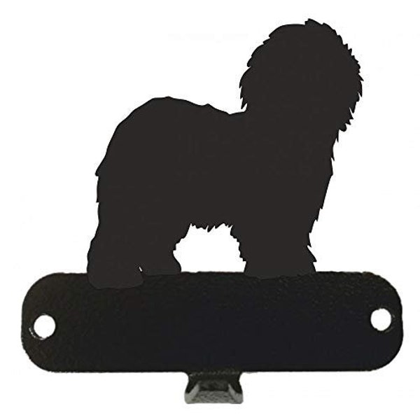 Old English Sheepdog 1 Hook Handige Hanger - Deurhaak Coat Lead Hanger in Zwart en Metaal Hoeden, Muur, Deur, Jas