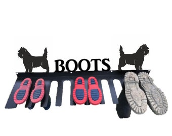 Cairn Terrier Boot Rack - 3, 4 or 5 Pairs