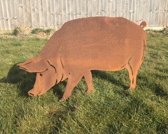 Pig Garden Art