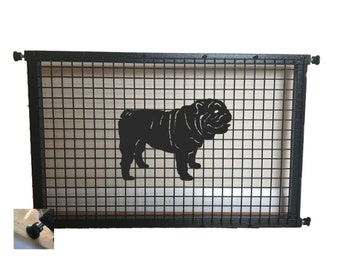 British Bulldog Puppy Guard -  Pet Safety Gate Dog Barrier Home Doorway Stair Guard