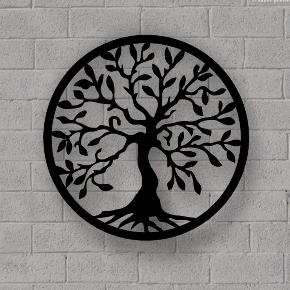 Black metal sale wall decor