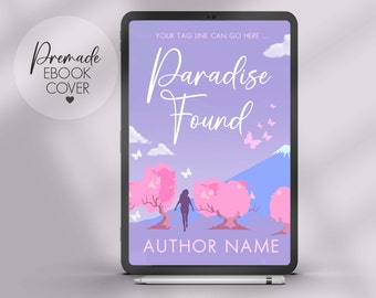Chic Lit eBook Cover - Holiday Cover - Premade eBook Cover -  Kindle Cover - Illustrated eBook Cover