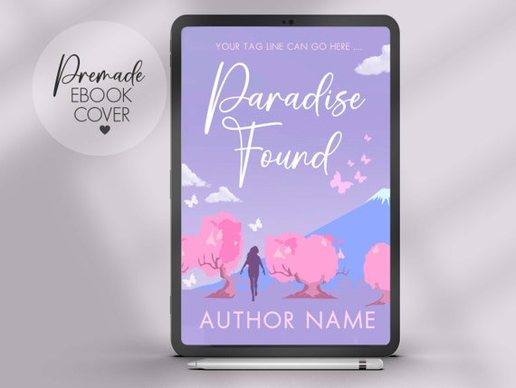 Chic Lit eBook Cover - Holiday Cover - Premade eBook Cover -  Kindle Cover - Illustrated eBook Cover