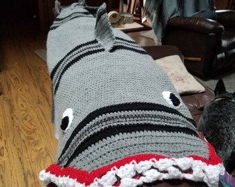 shark snuggle sack pattern