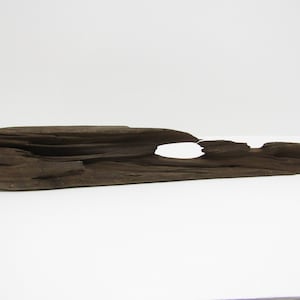 Beautifully detailed medium unfinished freshwater driftwood railroad tie/Decorative driftwood/ Item#2327