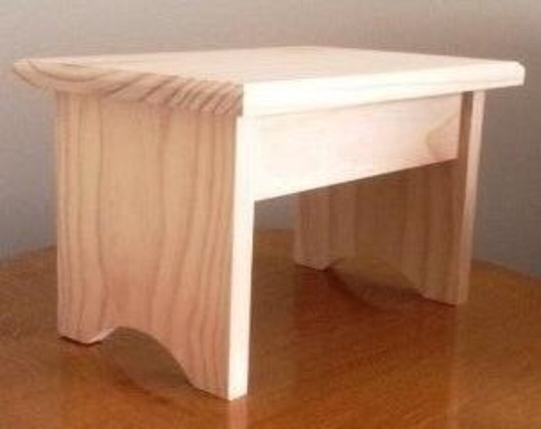 Child's Step Stool, Unfinished, Handmade, DIY Project, Rustic - Etsy