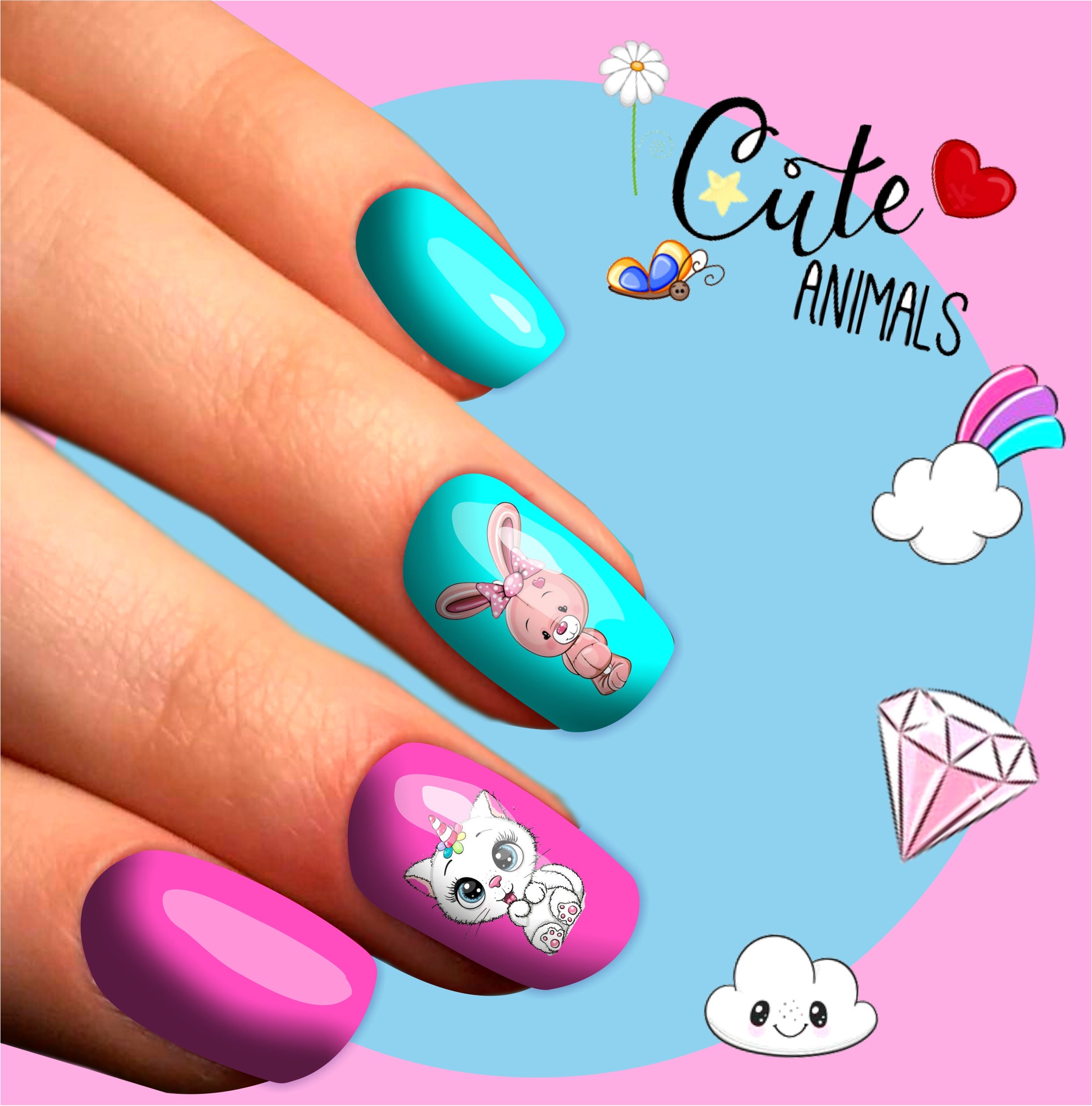 Llama nails - 27 Kawaii Nail Art Designs | Kawaii nails, Kawaii nail art,  Fashion nails