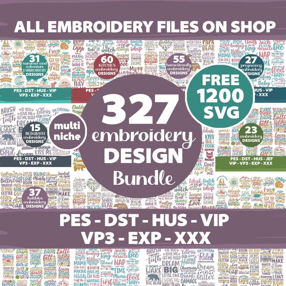 Download Embroidery Designs Bundle Machine Embroidery Designs Etsy